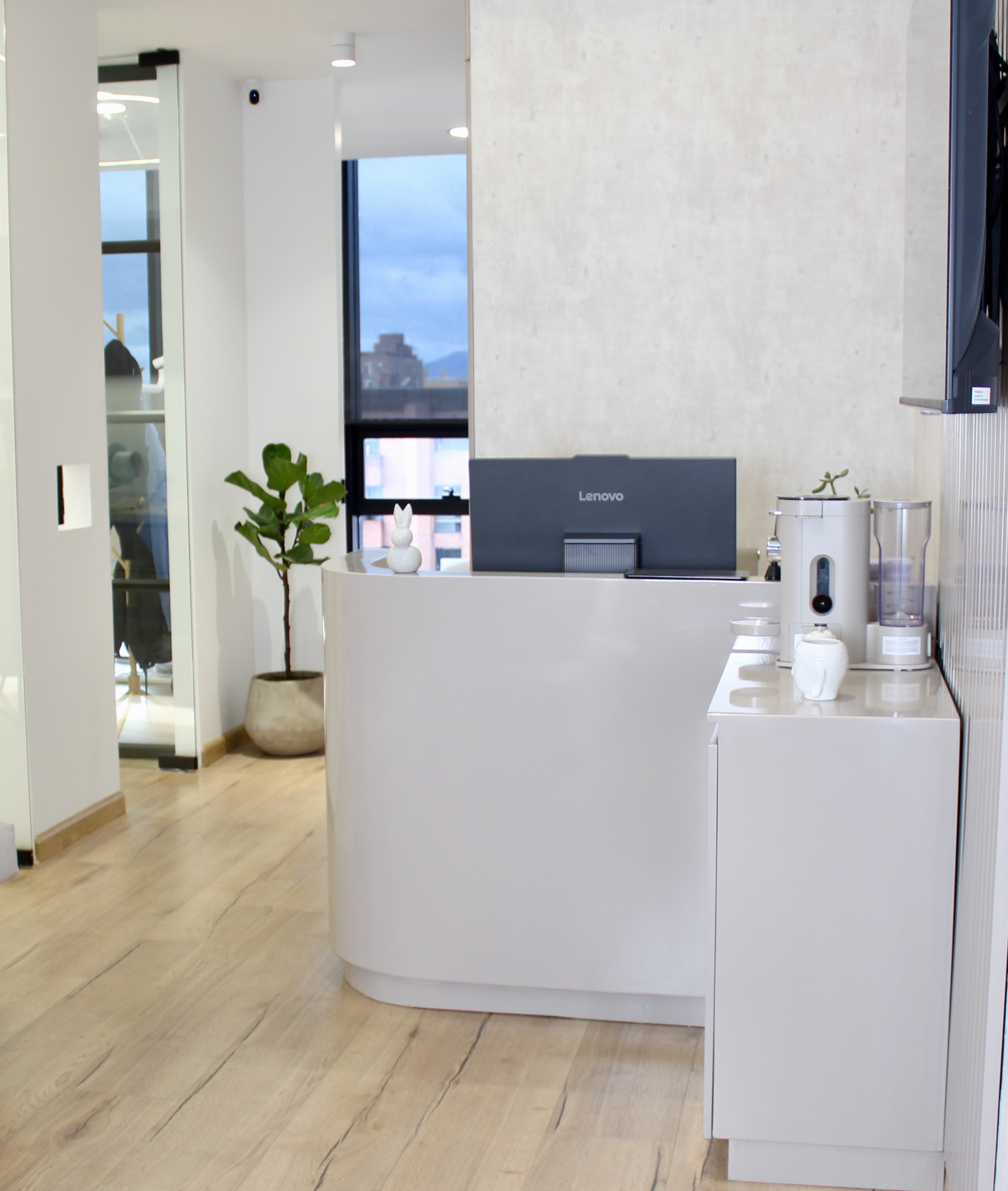 Recepción y sala de espera